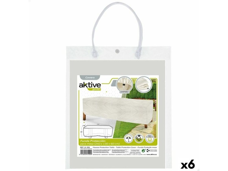 Защитен калъф Aktive Маси полиетилен 240 x 60 x 130 cm (6 броя)