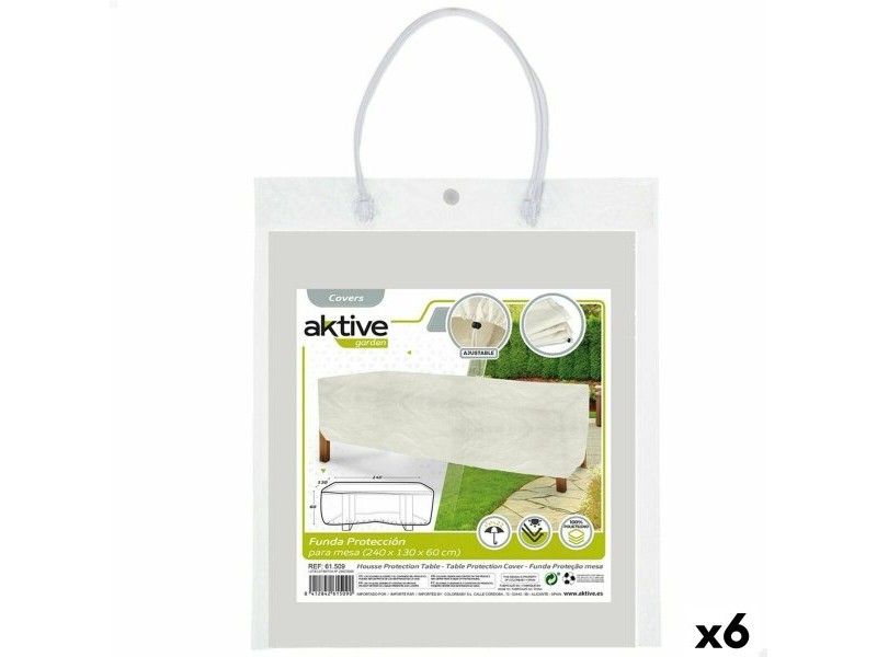 Защитен калъф Aktive Маси полиетилен 240 x 60 x 130 cm (6 броя)