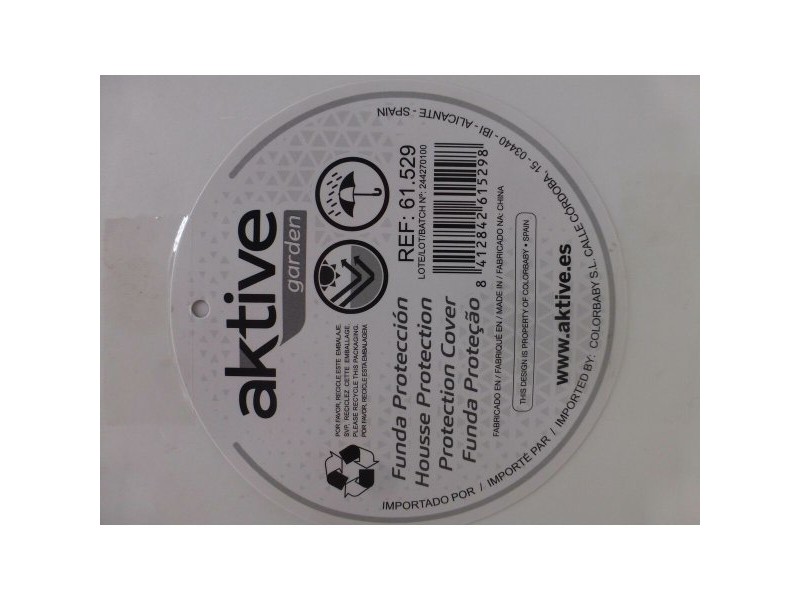 Защитен калъф Aktive Ø 120 cm Маси 120 x 60 x 120 cm (6 броя)