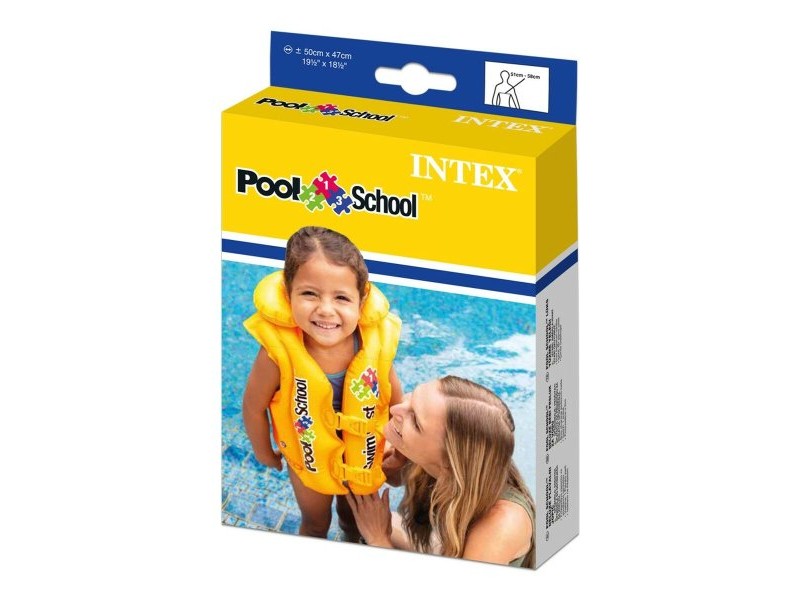 Надуваема Жилетка за Басейн Intex 50 x 47 x 40 cm (24 броя)
