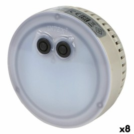Светлина в басейна Intex 28503 12 x 12 x 6,5 cm Многоцветен (8 броя)