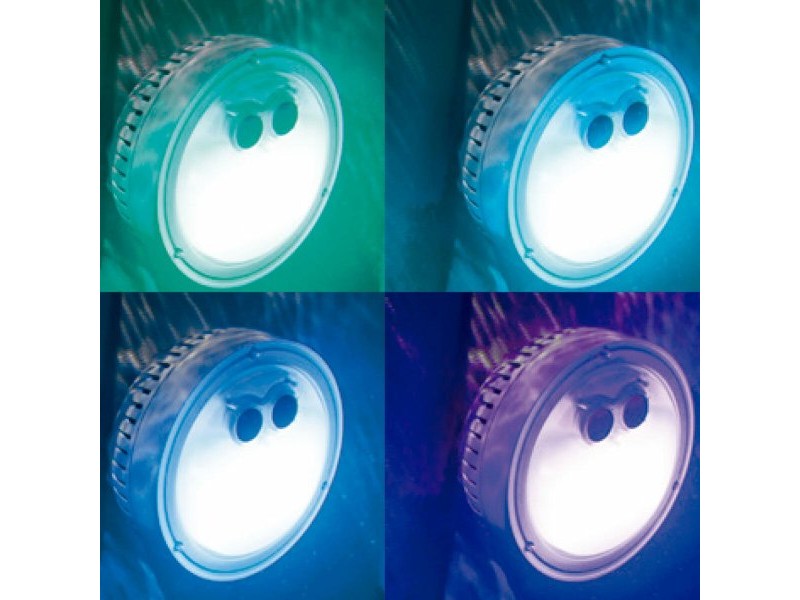 Светлина в басейна Intex 28503 12 x 12 x 6,5 cm Многоцветен (8 броя)