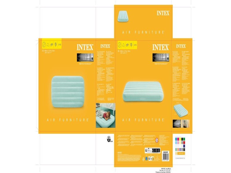 Air Bed Intex COZY KIDZ Детски 88 x 18 x 157 cm (6 броя)
