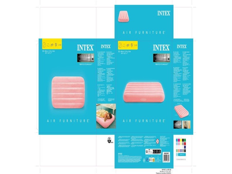 Air Bed Intex COZY KIDZ Детски 88 x 18 x 157 cm (6 броя)