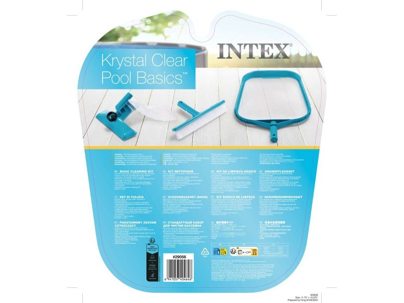 Комплект за Поддръжка на Плувен Басейн Intex Basic 30 x 3 x 41 cm (6 броя)