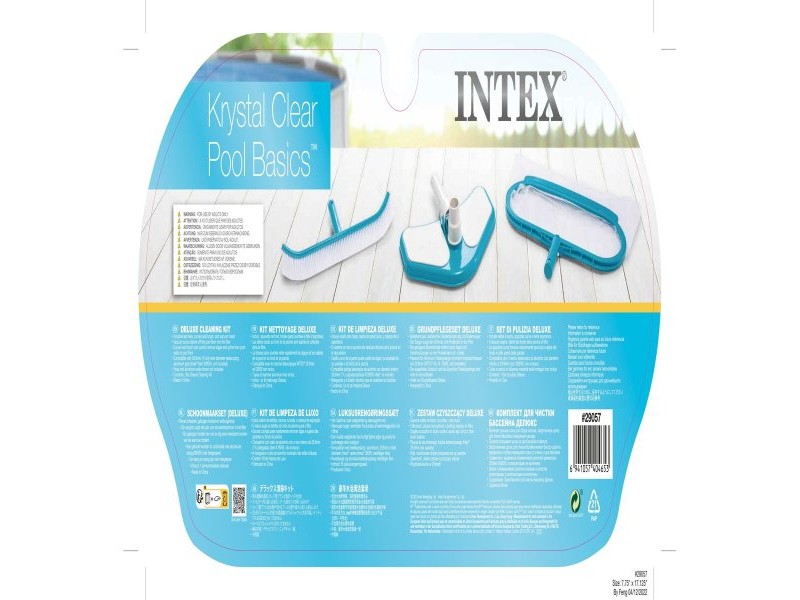 Комплект за Поддръжка на Плувен Басейн Intex Deluxe 44 x 3 x 29,5 cm (6 броя) Комплект за Поддръжка на Плувен Басейн Intex Deluxe 44 x 3 x 29,5 cm (6 броя)