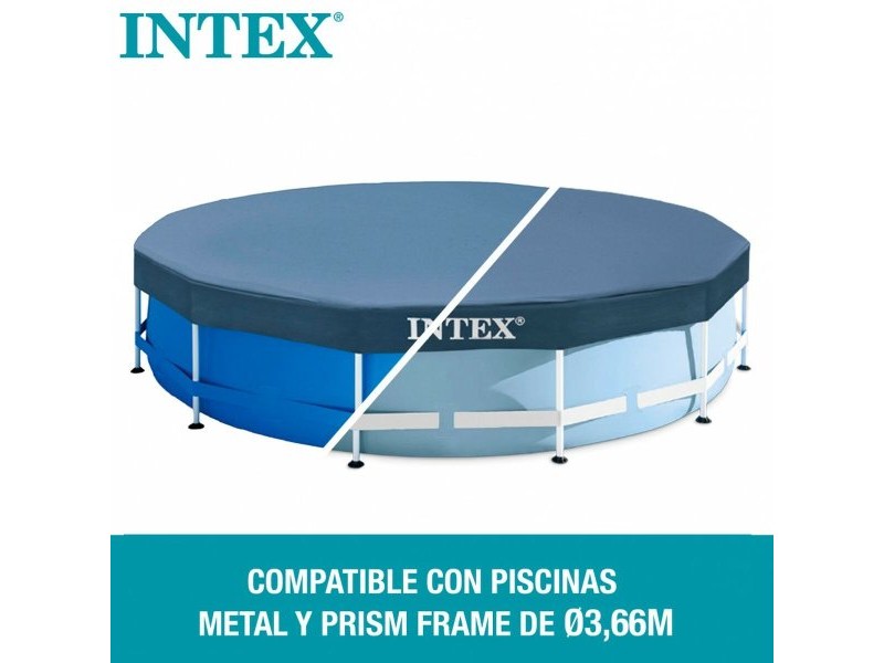 Покривало за плувен басейн Intex 28031 METAL FRAME 366 x 25 x 366 cm