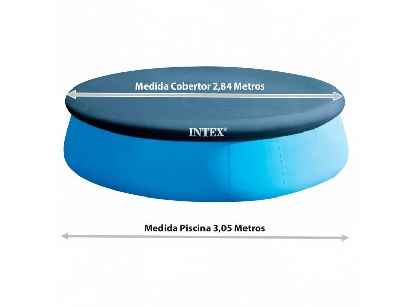 Покривало за плувен басейн Intex 28021 EASY SET 284 x 30 x 284 cm