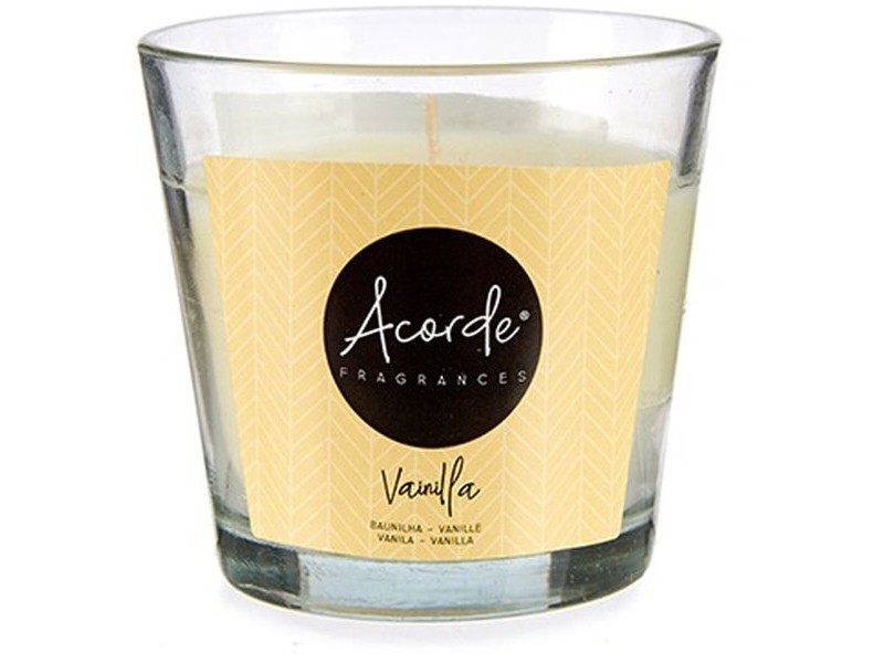 Ароматизирана Свещ Acorde Ванилия 120 g (12 броя)