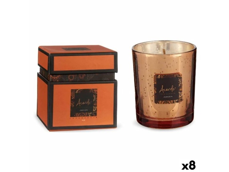 Ароматизирана Свещ Acorde Оранжев Канела 200 ml (8 броя)