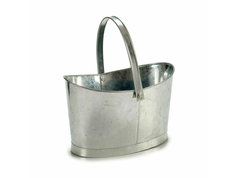 Саксия Ibergarden Сребрист цинк Кошница 21 x 19,5 x 35,5 cm (12 броя)