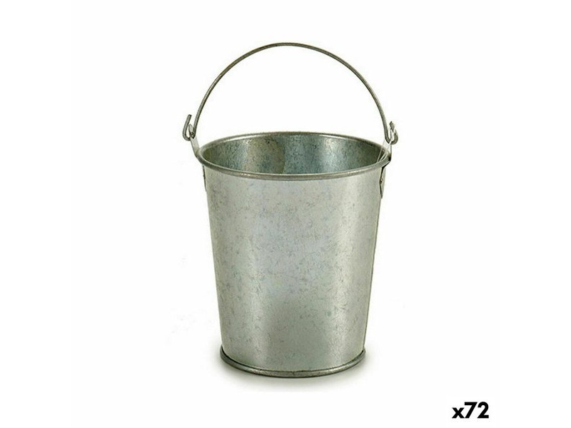 Саксия Ibergarden Сребрист цинк Кубче 15,5 x 11 x 11 cm 11,5 x 10 x 10 cm 11,5 x 15,5 x 10 cm (72 броя)