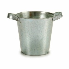 Саксия Ibergarden Сребрист цинк Кубче 20 x 14 x 16,2 cm (24 броя)