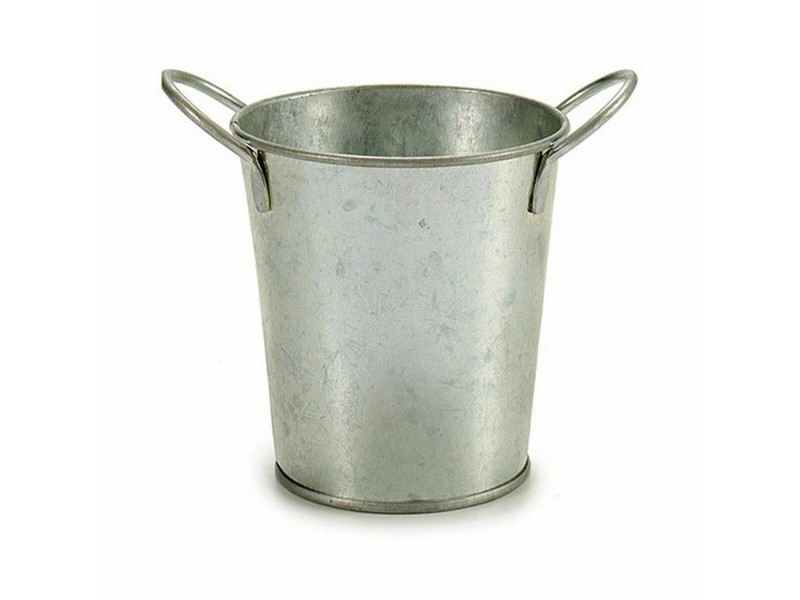 Саксия Ibergarden Сребрист цинк Кубче 16 x 12 x 11 cm (72 броя)