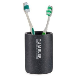 Поставка за четка за зъби Berilo Tumbler Сив Смола 7,5 x 10,2 x 7,5 cm (12 броя)