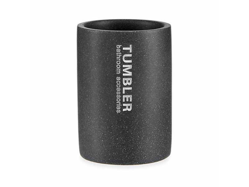 Поставка за четка за зъби Berilo Tumbler Сив Смола 7,5 x 10,2 x 7,5 cm (12 броя)