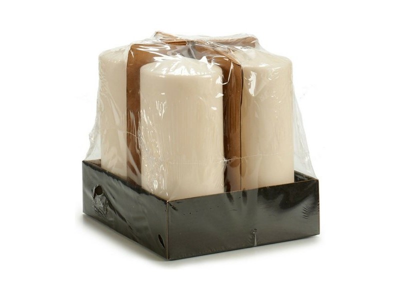 Свещ Acorde Сметана 9 x 20 x 9 cm 8,7 x 20 x 8,7 cm (4 броя) Свещ Acorde Сметана 9 x 20 x 9 cm 8,7 x 20 x 8,7 cm (4 броя)