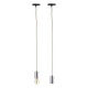 Полилей Gift Decor Сребрист 60 W 220-250 V (6 броя)