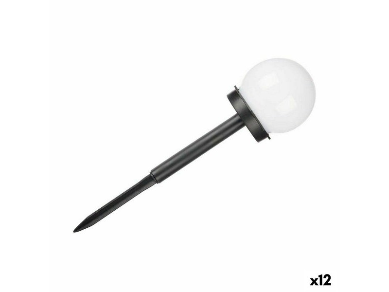 Шамандура Ibergarden Бял Черен Пластмаса 10 x 34,5 x 10 cm 10 x 24,5 x 10 cm Pall Слънчево зареждане (12 броя)