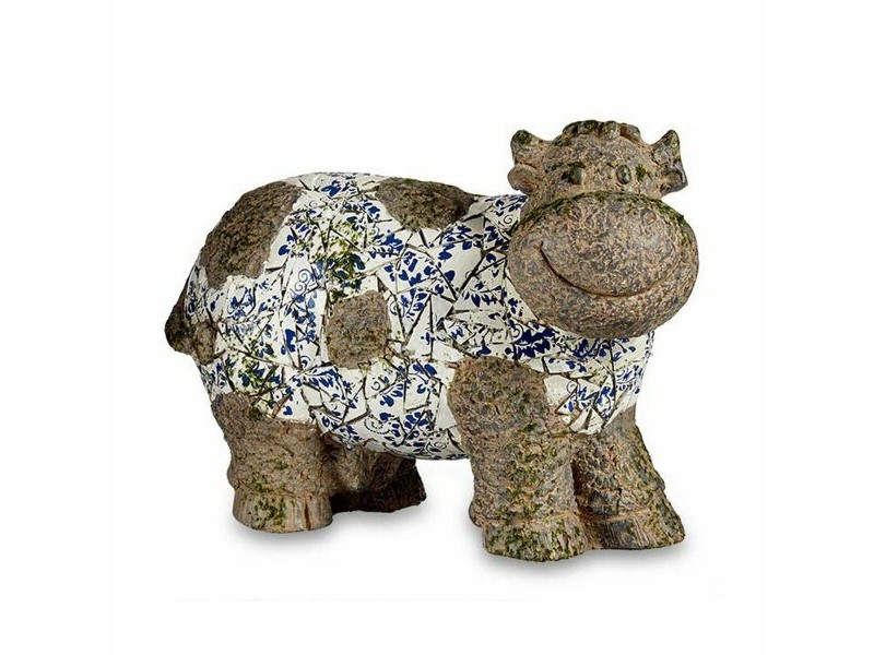 Декоративна Фигура за Градина Ibergarden Полирезин Крава 18,5 x 33,5 x 46,5 cm (2 броя)