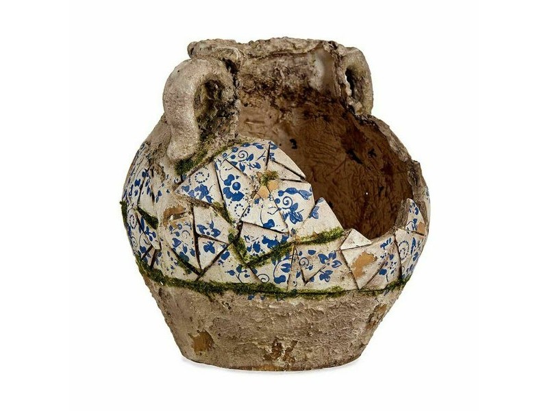 Декоративна Фигура за Градина Ibergarden Полирезин Ваза 28,5 x 28 x 28,5 cm (2 броя)