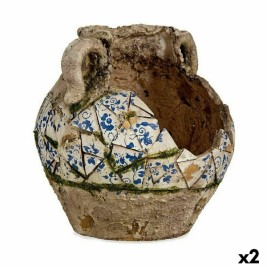 Декоративна Фигура за Градина Ibergarden Полирезин Ваза 28,5 x 28 x 28,5 cm (2 броя)