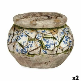 Декоративна Фигура за Градина Ibergarden Полирезин Ваза 28 x 19,5 x 28 cm (2 броя)