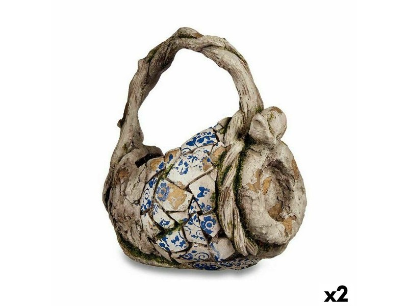 Декоративна Фигура за Градина Ibergarden Полирезин Ваза 23,5 x 35 x 31 cm (2 броя)