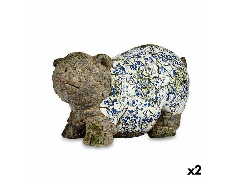 Декоративна Фигура за Градина Ibergarden Полирезин Прасе 20,5 x 26 x 47 cm (2 броя)