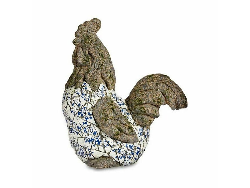 Декоративна Фигура за Градина Ibergarden Полирезин Петел 22,5 x 46 x 41,5 cm (2 броя)