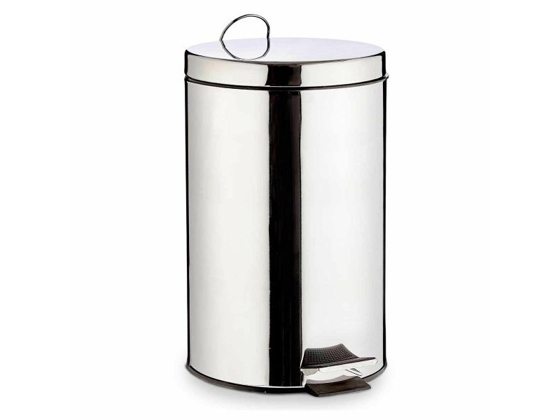 Кошче с педал Berilo Сребрист Неръждаема стомана Пластмаса 12 L (4 броя)