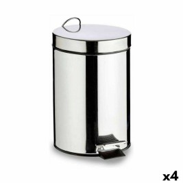 Кошче с педал Berilo Сребрист Неръждаема стомана Пластмаса 7 L (4 броя)