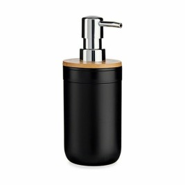 Дозатор за Сапун Berilo Черен Бамбук полипропилен 350 ml 8 x 17 x 9 cm 9 x 17 x 8 cm (6 броя)