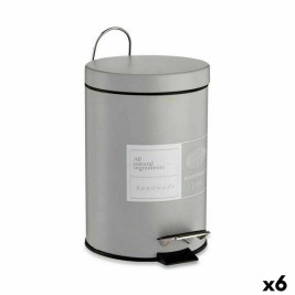 Кошче с педал Berilo Beauty Products Бял Сив Стомана Пластмаса 3 L (6 броя)