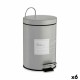 Кошче с педал Berilo Beauty Products Бял Сив Стомана Пластмаса 3 L (6 броя)