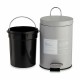 Кошче с педал Berilo Beauty Products Бял Сив Стомана Пластмаса 3 L (6 броя)
