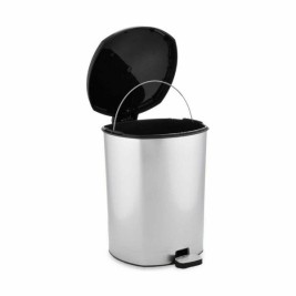 Кошче с педал Berilo Сребрист Пластмаса 11 L (6 броя)