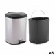 Кошче с педал Berilo Сребрист Пластмаса 6 L (6 броя)