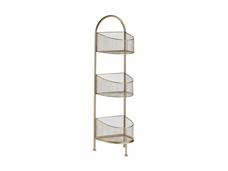 Лавица Gift Decor Златен Метал 21,2 x 97 x 28,5 cm (4 броя)