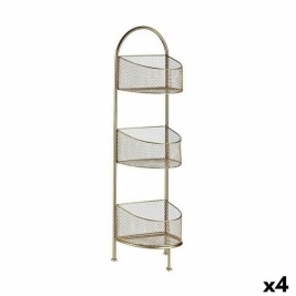 Лавица Gift Decor Златен Метал 21,2 x 97 x 28,5 cm (4 броя)