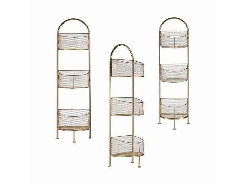 Лавица Gift Decor Златен Метал 21,2 x 97 x 28,5 cm (4 броя)