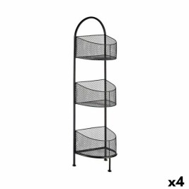 Лавица Gift Decor Черен Метал 21,2 x 97 x 28,5 cm (4 броя)
