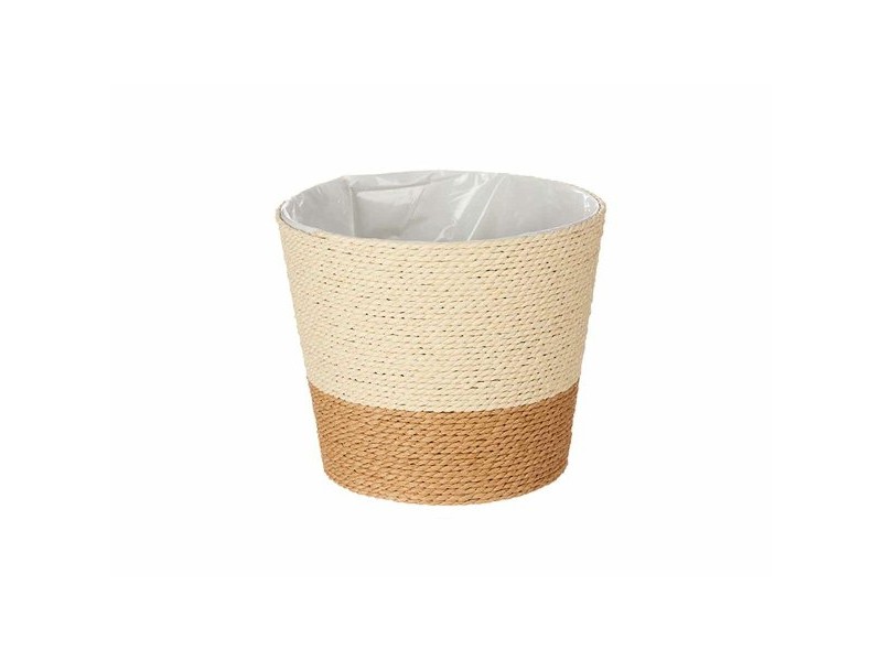 Саксия Ibergarden Кафяв Въже Пластмаса 19,5 x 17,5 x 19,5 cm 19,5 x 16,5 x 19,5 cm (24 броя)
