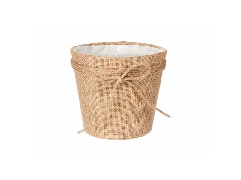 Саксия Ibergarden Кафяв Плат Ласо 16 x 15 x 16 cm 16 x 15 x 17 cm (24 броя)