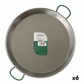 Тиган La Dehesa Сребрист Полирана Стомана Ø 38 cm 51 x 6 x 39 cm (6 броя)