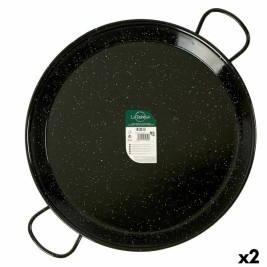 Тиган La Dehesa Черен Емайлирана Стомана Ø 70 cm 86 x 6 x 70 cm (2 броя)
