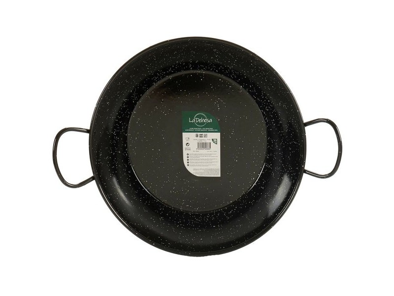 Тиган за Паеля La Dehesa Черен Емайлирана Стомана Ø 40 cm (4 броя)