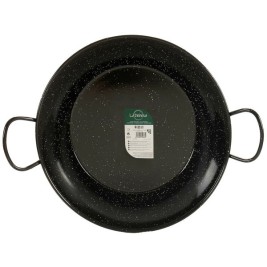 Тиган за Паеля La Dehesa Черен Емайлирана Стомана Ø 45 cm 46 x 13,5 x 58 cm 58 x 13,5 x 46 cm (3 броя)