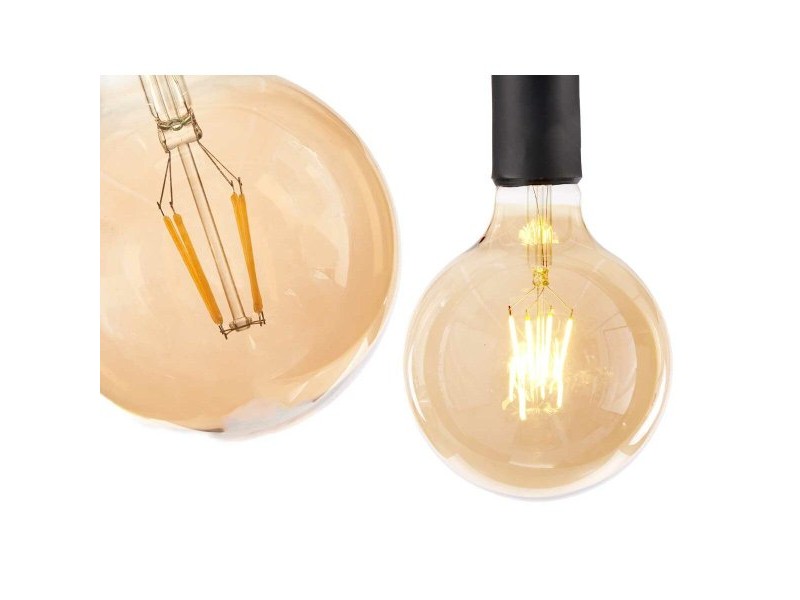 LED крушка Gift Decor Прозрачен 4 W E27 12,5 x 17,5 x 12,5 cm Vintage 12 броя