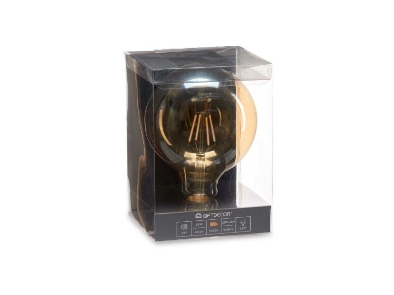 LED крушка Gift Decor Прозрачен 4 W E27 12,5 x 17,5 x 12,5 cm Vintage 12 броя